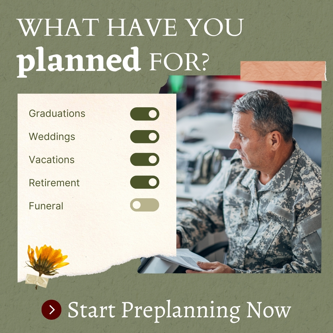 Free funeral pre-planning guide for veterans — Ludvigsen Mortuary, Fremont NE