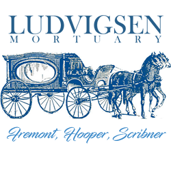 Ludvigsen Mortuary logo — Fremont, Hooper & Scribner, NE