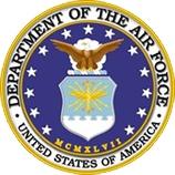Air Force emblem — honoring military service