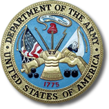 Army emblem — honoring military service